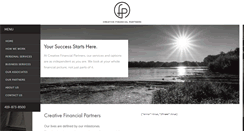 Desktop Screenshot of creativefinancialpartnersllc.com