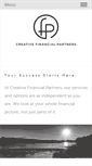 Mobile Screenshot of creativefinancialpartnersllc.com
